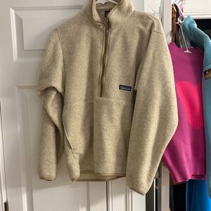 Patagonia Women’s Zip-Up Sweater in Tan